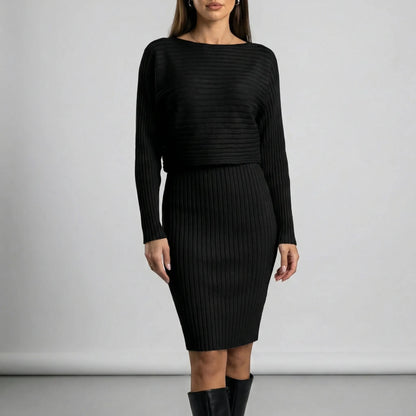 Tweedelige gebreide set - Juna
