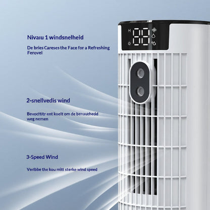 Luchtbevochtigende torenventilator met afstandsbediening