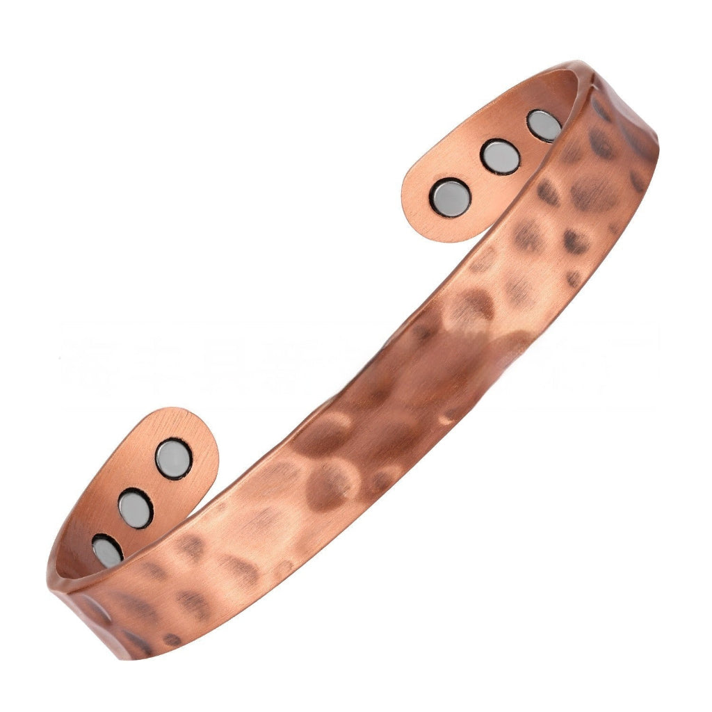Vintage jade-rood magneetarmband