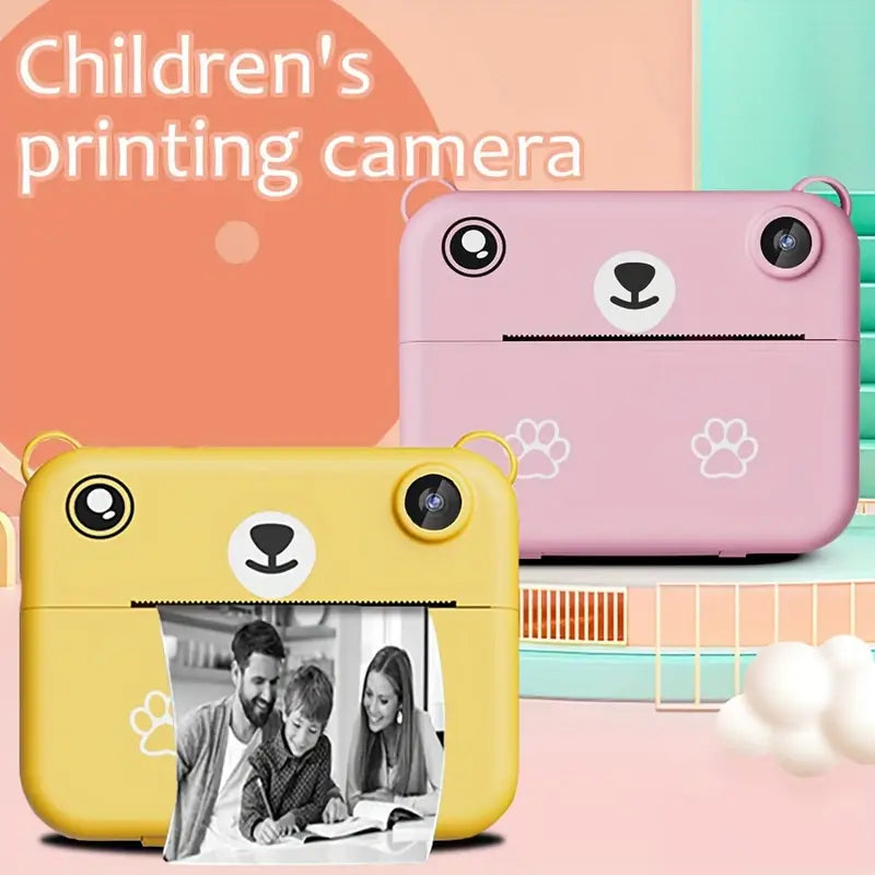 Instantcamera voor kinderen met 1080p-video, printfunctie & accessoires