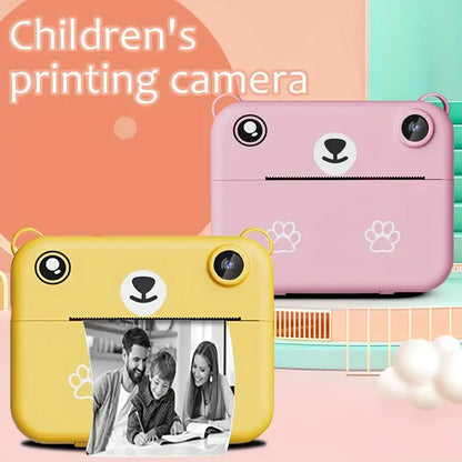 Instantcamera voor kinderen met 1080p-video, printfunctie & accessoires
