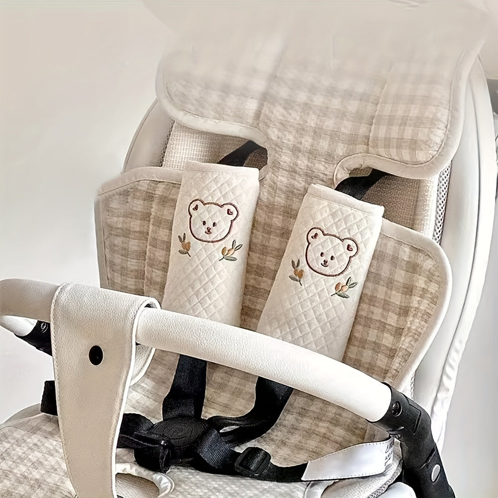 Schouderpads voor kinderwagens & autostoeltjes – comfort met een dierenmotief