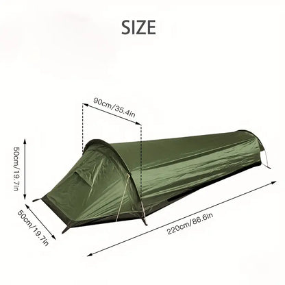 Compacte waterdichte tent — ultralicht, 1-persoons