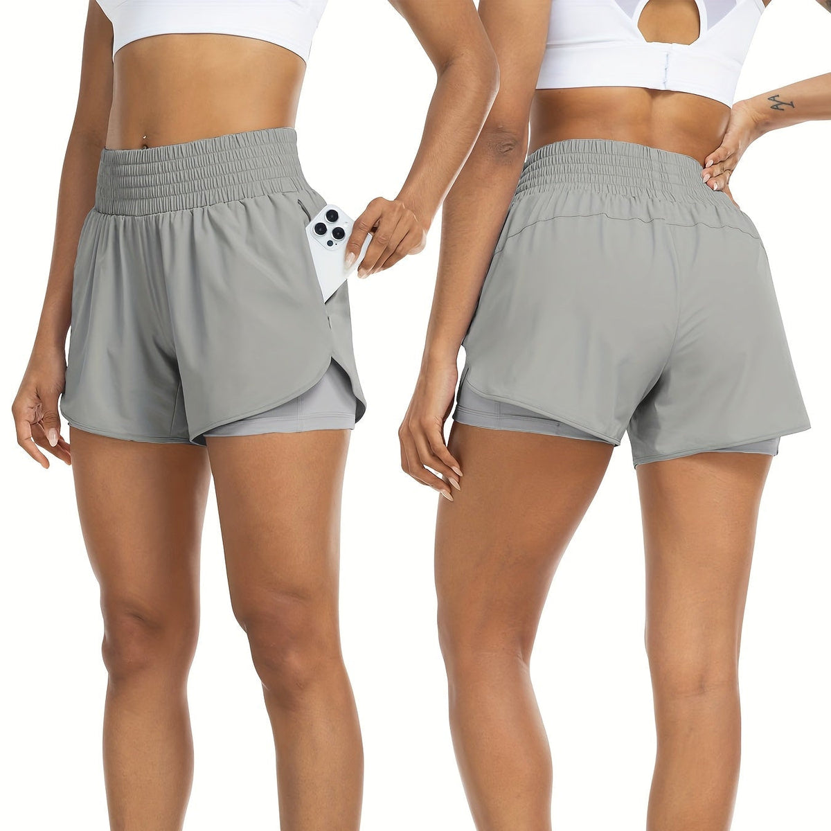 Sneldrogende Yogashorts voor Dames