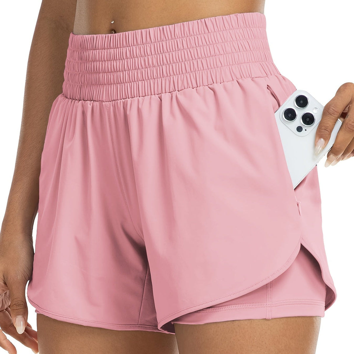 Sneldrogende Yogashorts voor Dames