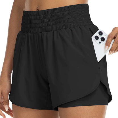 Sneldrogende Yogashorts voor Dames