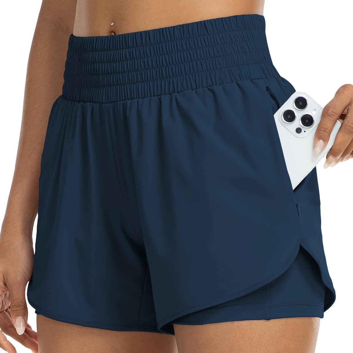 Sneldrogende Yogashorts voor Dames