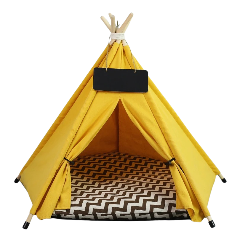 Huisdiertipi van canvas voor katten en honden