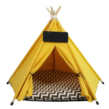 Huisdiertipi van canvas voor katten en honden