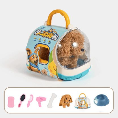 Loopende pluchen hond met bewegingsfunctie – interactief knuffeldier voor kinderen