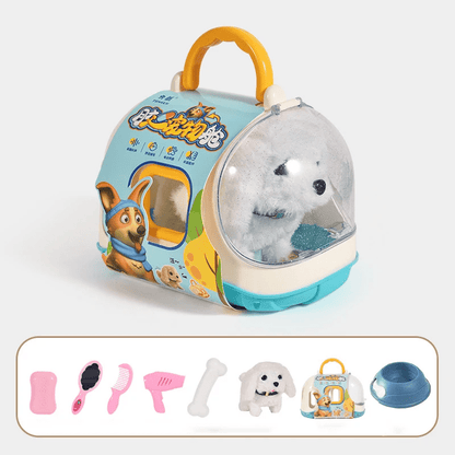 Loopende pluchen hond met bewegingsfunctie – interactief knuffeldier voor kinderen