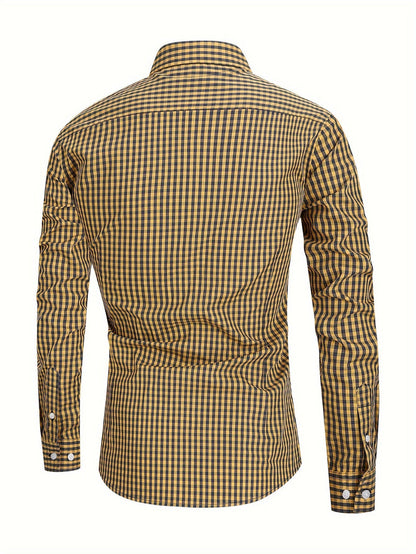 Geruit Herenoverhemd met Comfortabele Pasvorm – Jules