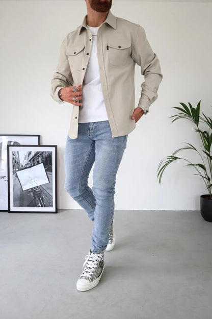 Modern Overhemdjack voor Heren – Elias
