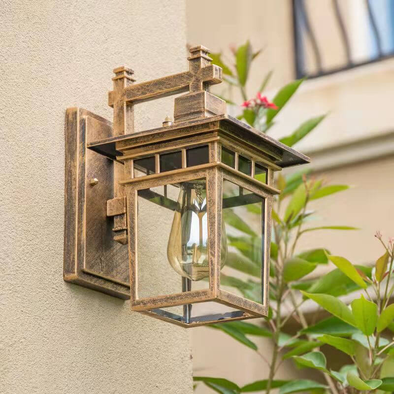 Waterdichte lantaarn-wandlamp voor buiten