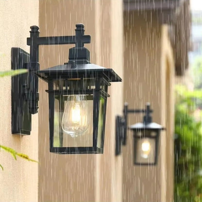 Waterdichte lantaarn-wandlamp voor buiten