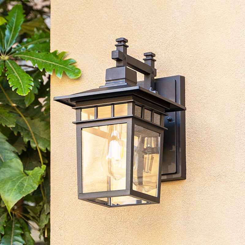 Waterdichte lantaarn-wandlamp voor buiten