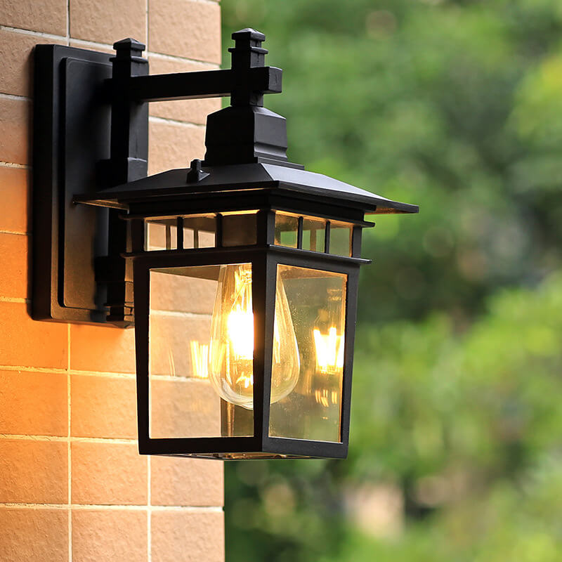 Waterdichte lantaarn-wandlamp voor buiten