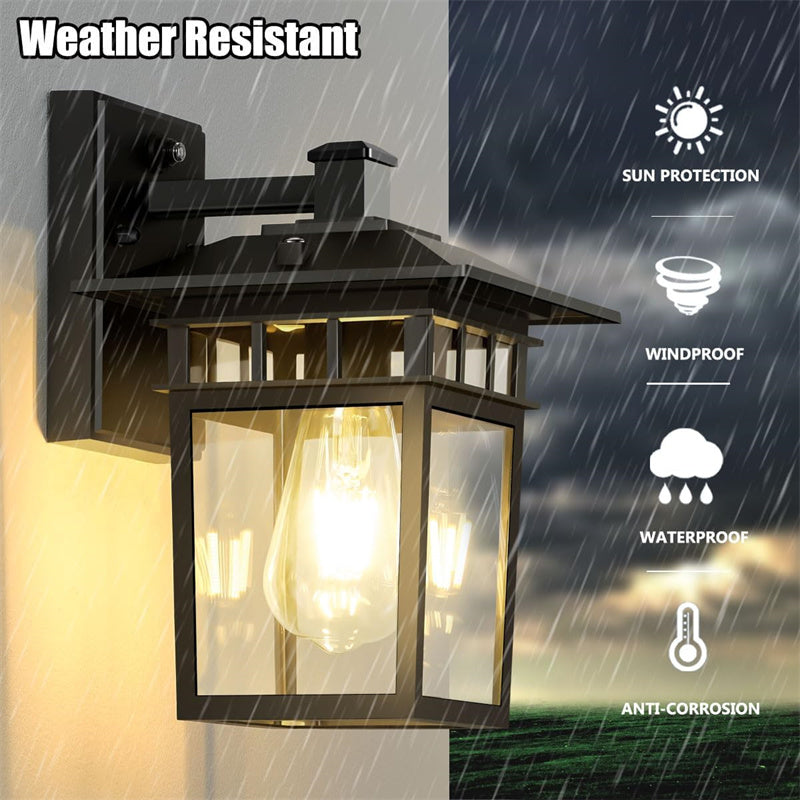 Waterdichte lantaarn-wandlamp voor buiten