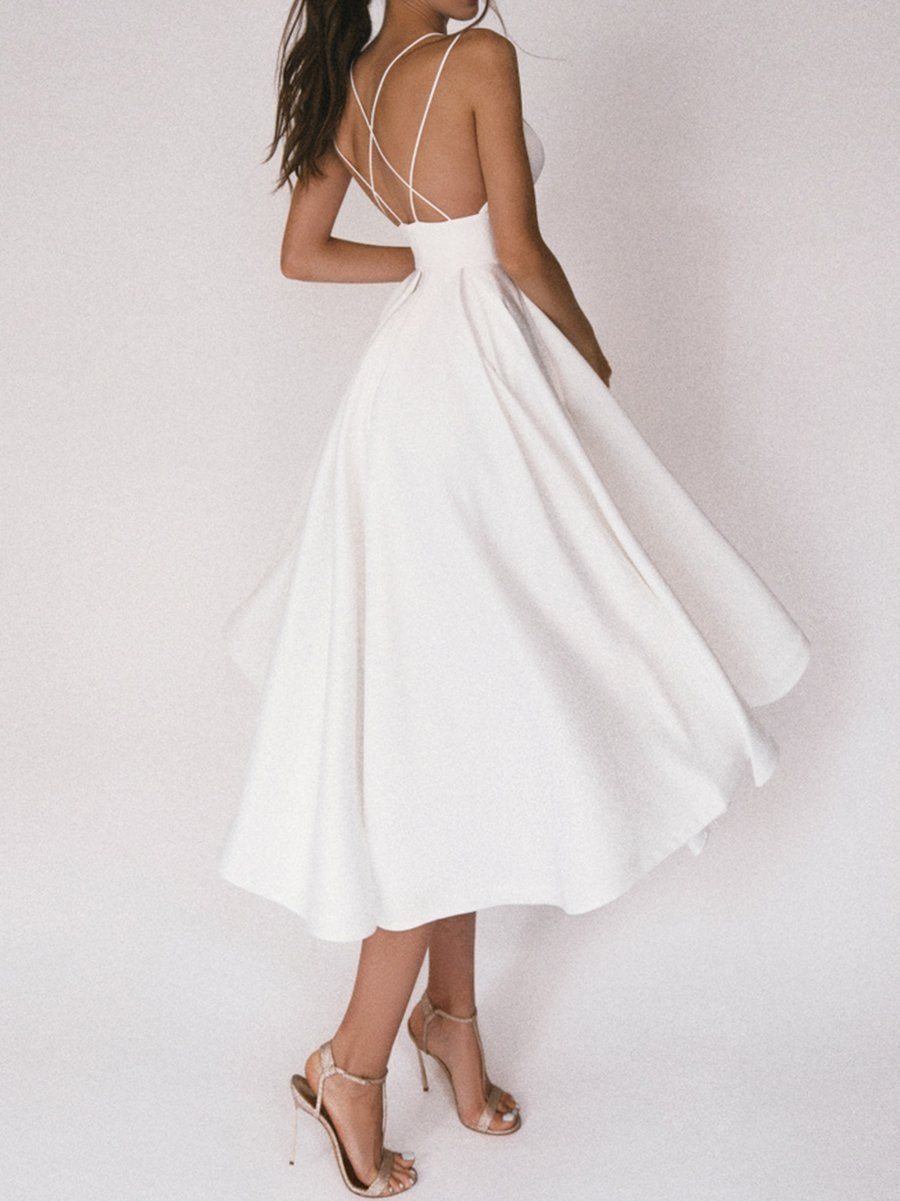 Strappy V-hals Jurk - Noa