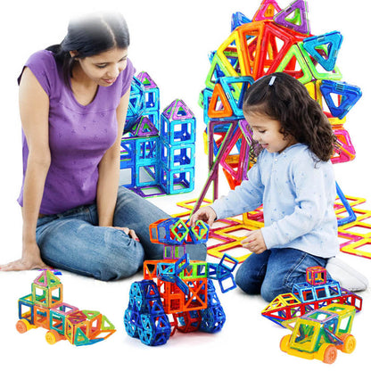 Magnetische bouwstenen voor kinderen – educatief spel met 118/148 onderdelen