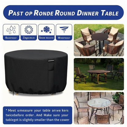 Ronde tuinmeubelhoes met luchtventilatie