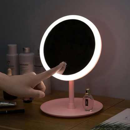 Oplaadbare LED-make-upspiegel