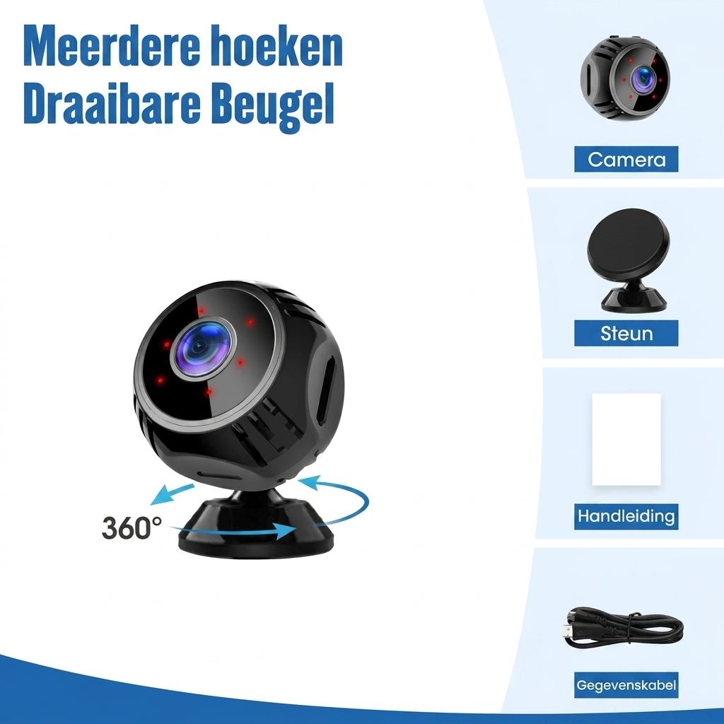 Slimme Draadloze Beveiligingscamera