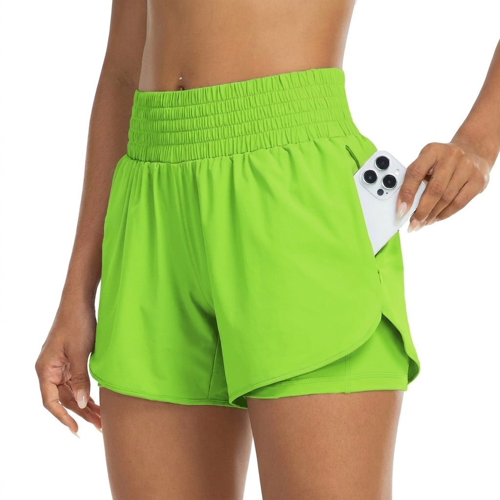 Sneldrogende Yogashorts voor Dames