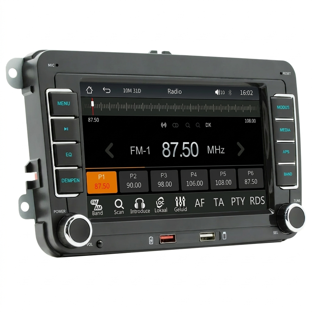 7-inch HD-touchscreen Bluetooth-auto-MP5-Speler