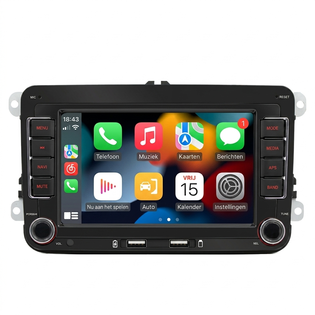 7-inch HD-touchscreen Bluetooth-auto-MP5-Speler