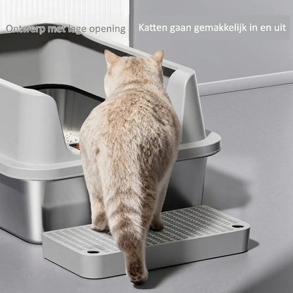 Nest Roestvrijstalen Kattenbak
