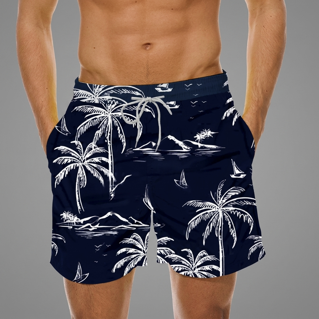 Heren Casual Zomer Shorts voor Strand en Vrije Tijd