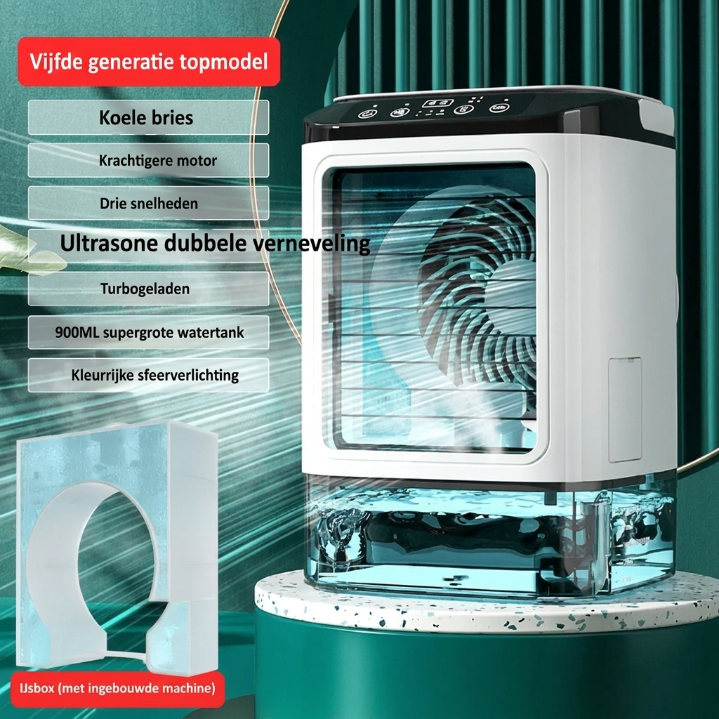 Draagbare USB Luchtkoeler met Ventilator