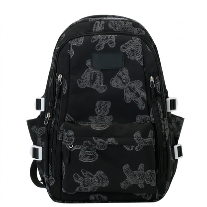 Casual Canvas Rugzak met Ritssluiting