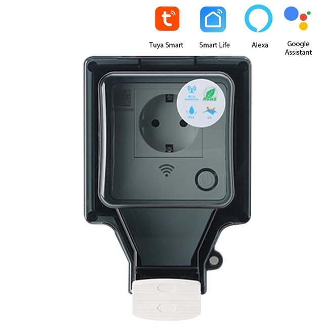 Smart WiFi Buitenstekker met IP66 Waterdichtheid - Voltura