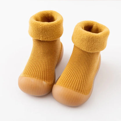 Herfstige antislip peutersokken met rubberen zool – 1 kopen, 1 gratis actie