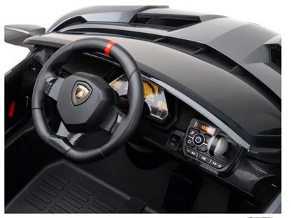 Veneno 12V 2 Persoons Elektrische Kinderauto Metallic Grijs