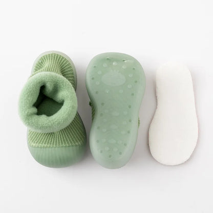 Herfstige antislip peutersokken met rubberen zool – 1 kopen, 1 gratis actie