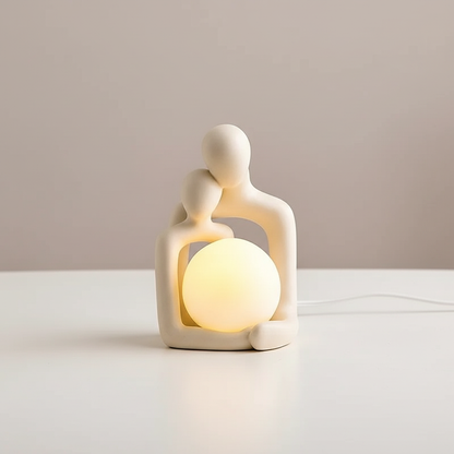 Keramische tafellamp sculptuur - Ceramoon