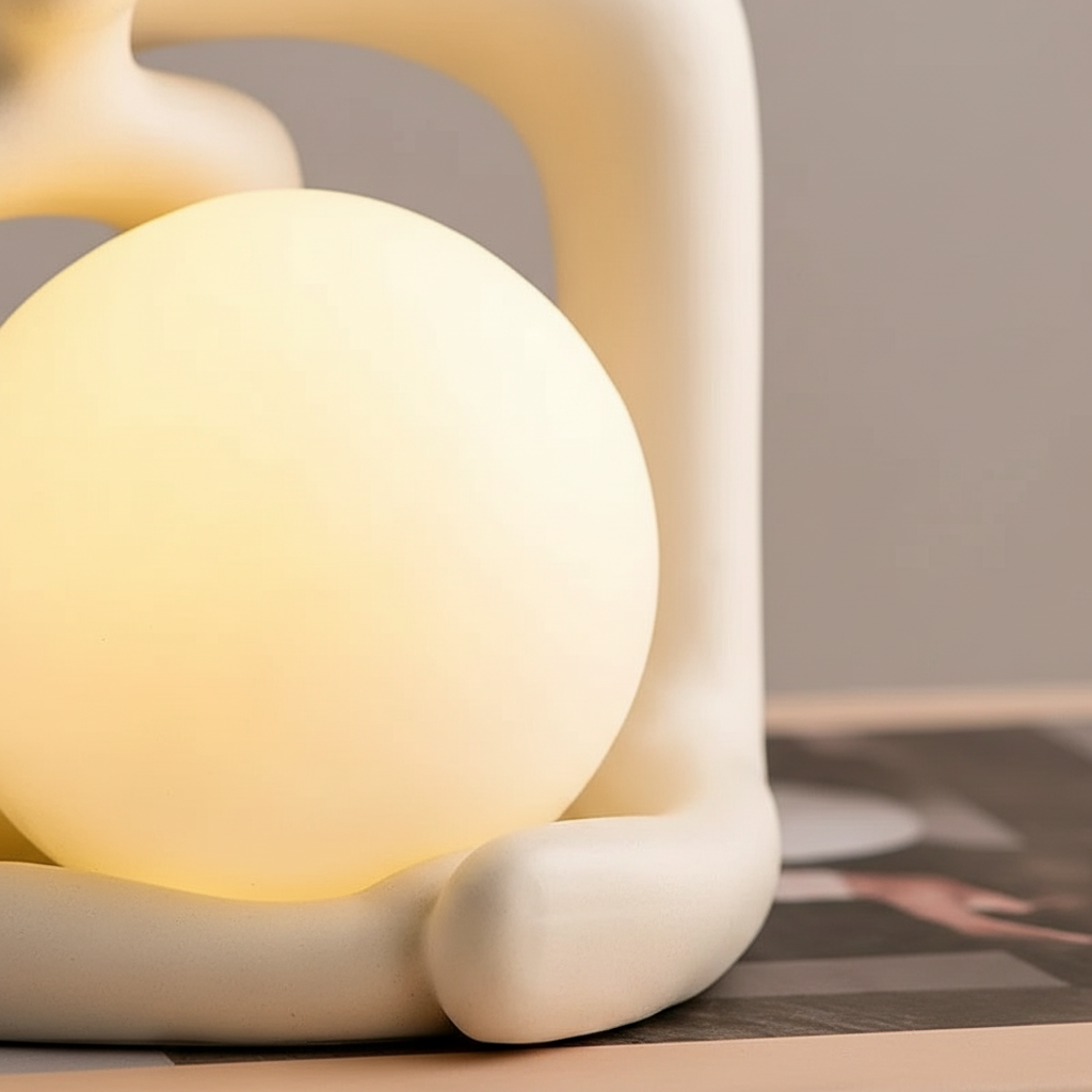 Keramische tafellamp sculptuur - Ceramoon