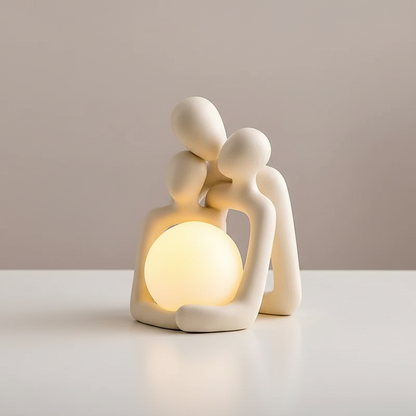 Keramische tafellamp sculptuur - Ceramoon