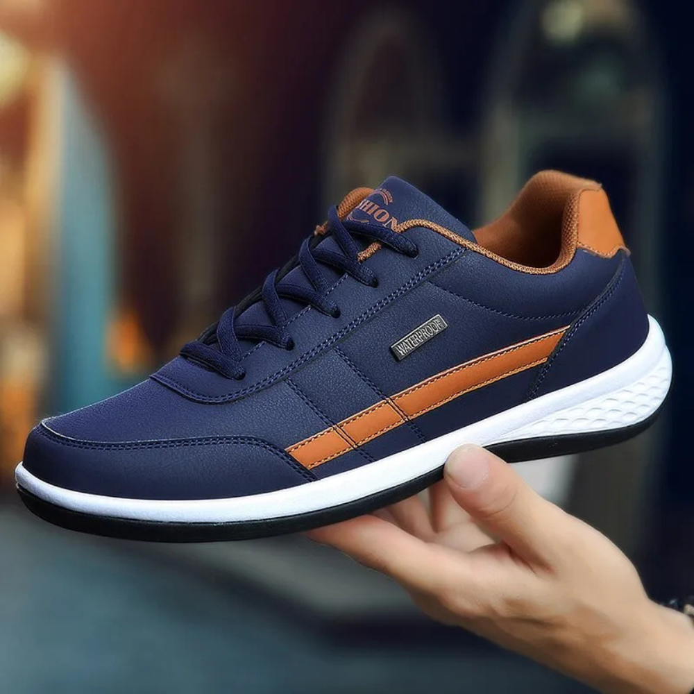 Sneakers Heren - Leer en orthopedisch - Renzo