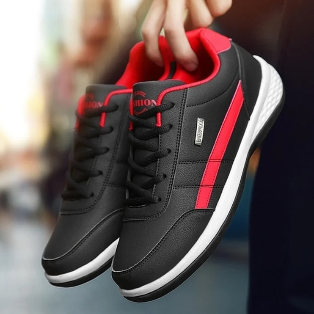Sneakers Heren - Leer en orthopedisch - Renzo