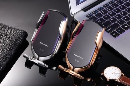Automatische Telefoonhouder met Draadloze Oplader – GripCharge