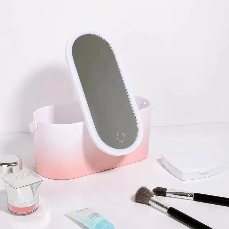 Make-up Koffer met LED Spiegel - Lumivault