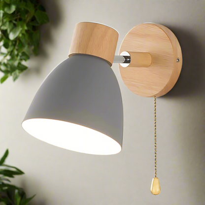 Scandinavische wandlampen met trekschakelaar