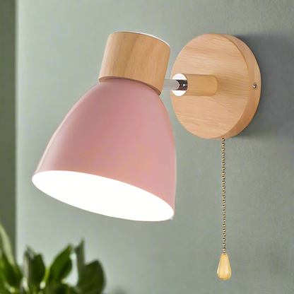 Scandinavische wandlampen met trekschakelaar