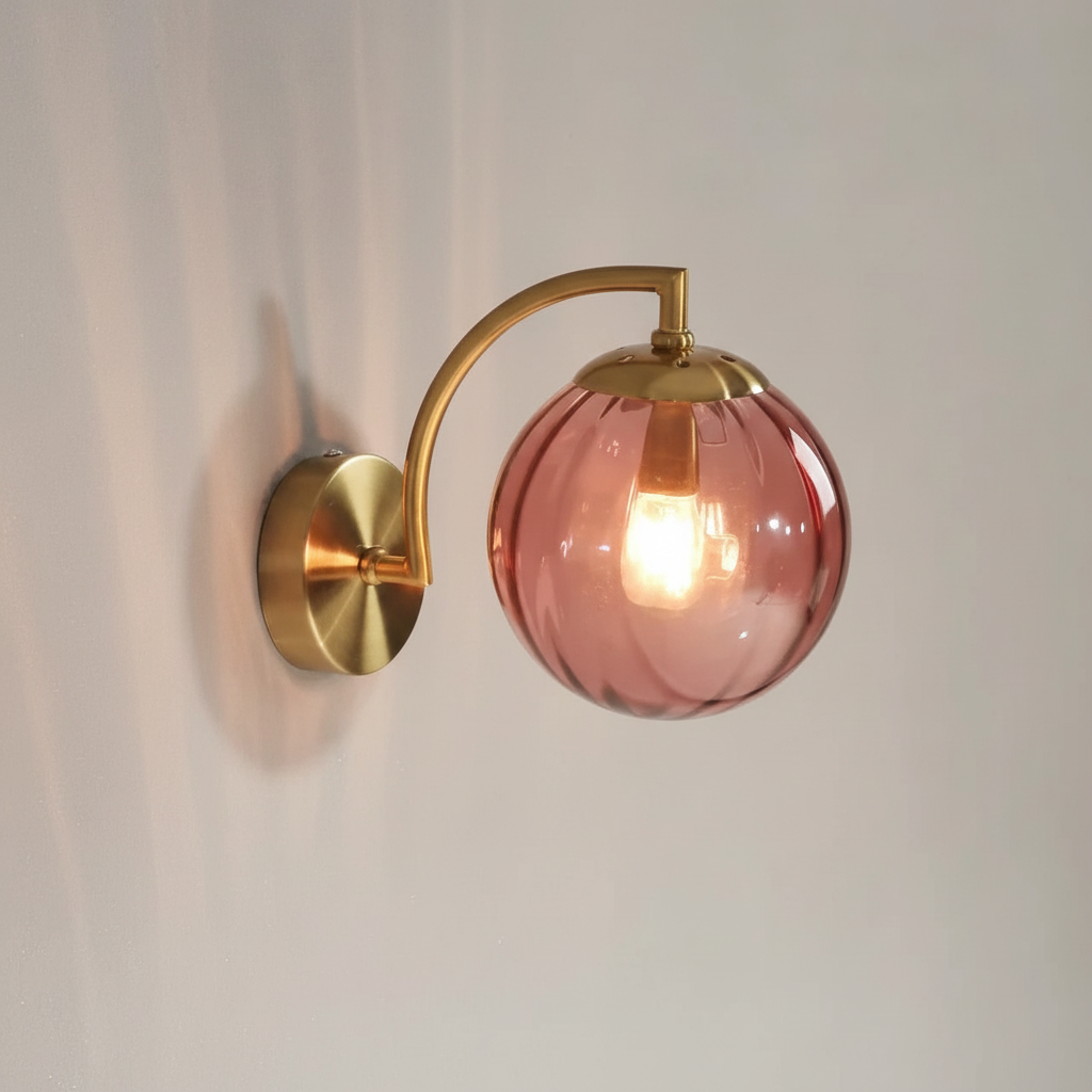 Noordse minimalistische wandlamp - AuraOrb