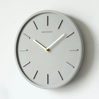 Cement Wandklok met Metalen Slinger - Tundra