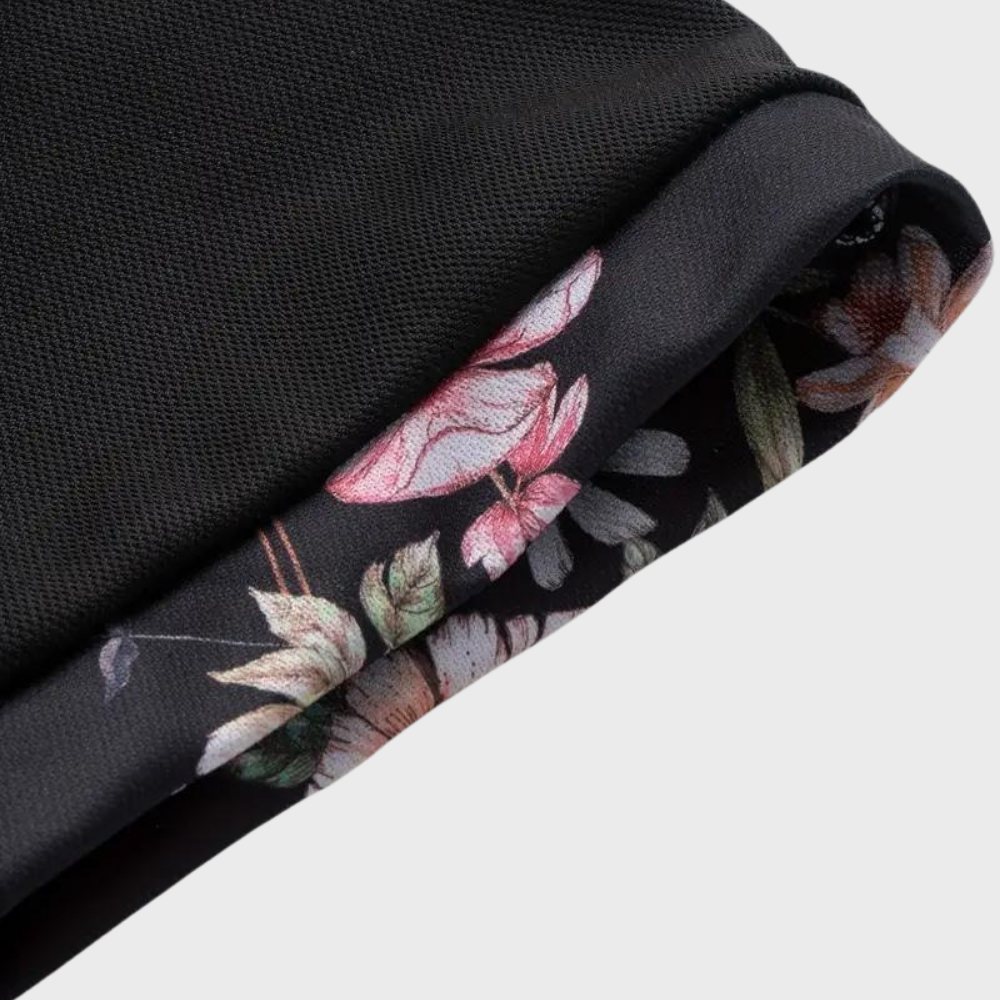 Heren Polo met Subtiele Print - Noah